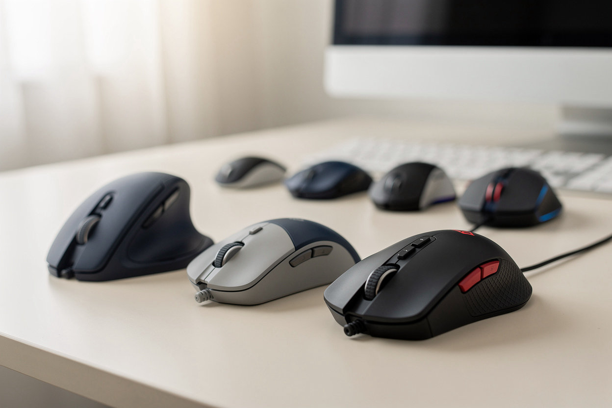 Kuttres Maus-Kollektion: Gaming-, ergonomische und kabellose Mäuse für verschiedene Anforderungen